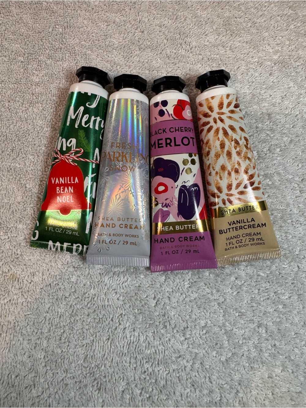 Set of 4 Hand Creams from Bath & Bodyworks 1 ounce each